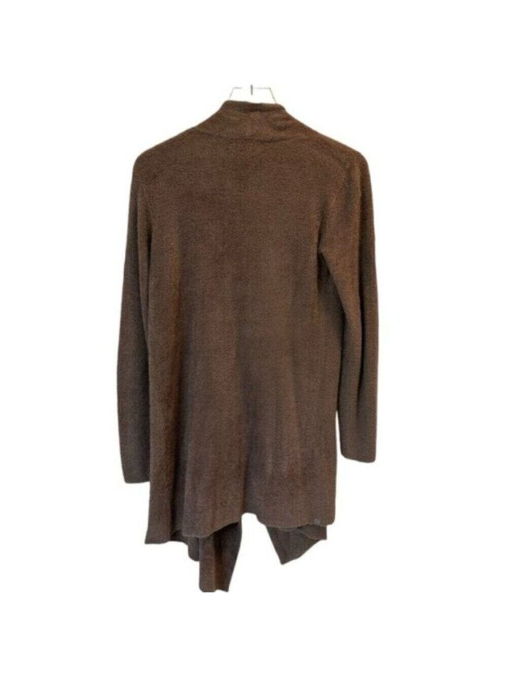 Barefoot Dreams | Taupe Open Waterfall Cardigan Sweater Size Small/Medium - Picture 5 of 9